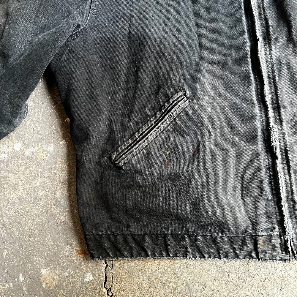 Carhartt faded black detroit work wear jacket - Picture 4 of 16